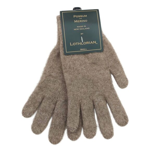 Lothlorian Knit Mittens Womens Small Brown Possum Merino Wool Comfy Cozy Outdoor - Picture 4 of 7